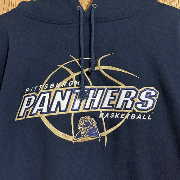 CI Sport Unisex PITTSBURGH PANTHERS Basketball Hoodie Sz - Picture 2 of 4